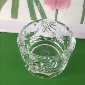 3” CZECH REPUBLIC Dish w/ orig. sticker. Candy/Trinket small dish.